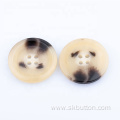 4-holes Button Resin Round Horn Button